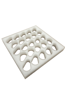 Callage en mousse avec empreinte