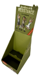 Présentoir de comptoir en carton